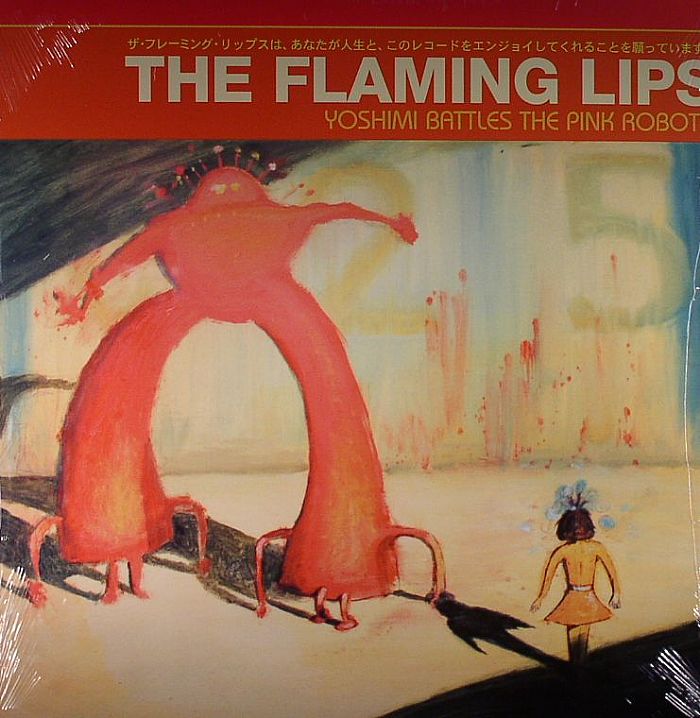 The Flaming Lips – Yoshimi Battles The Pink Robots vinyl cover