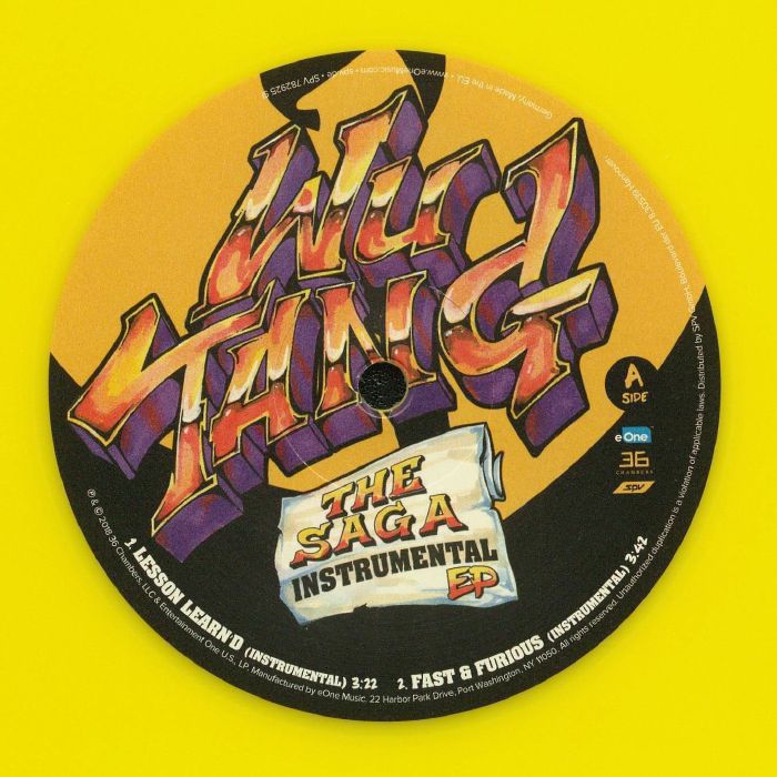 Wu Tang Clan The Saga Instrumental EP