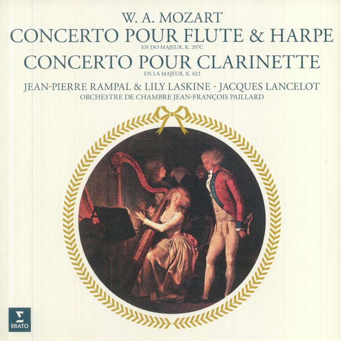 Jean Pierre Rampal | Lily Laskine | Jacques Lancelot | Orchestre De Chambre Jean Francois Paillard Mozart: Concerto For Flute and Harp and Concerto For Clarinet