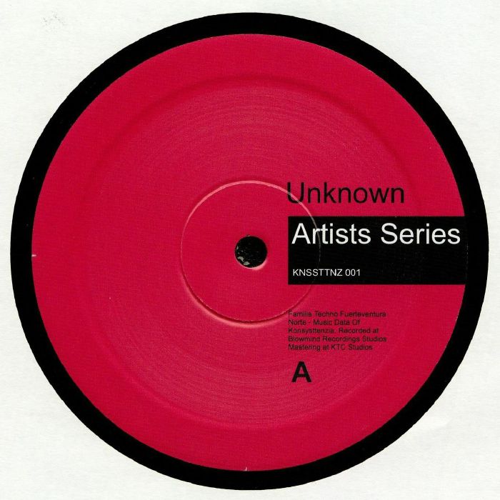 Konsysttenzia – Artists Series vinyl cover
