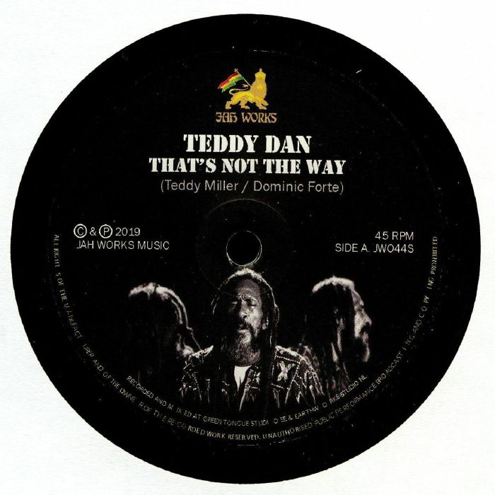 Teddy Dan | Jah Rej – Thats Not The Way vinyl cover