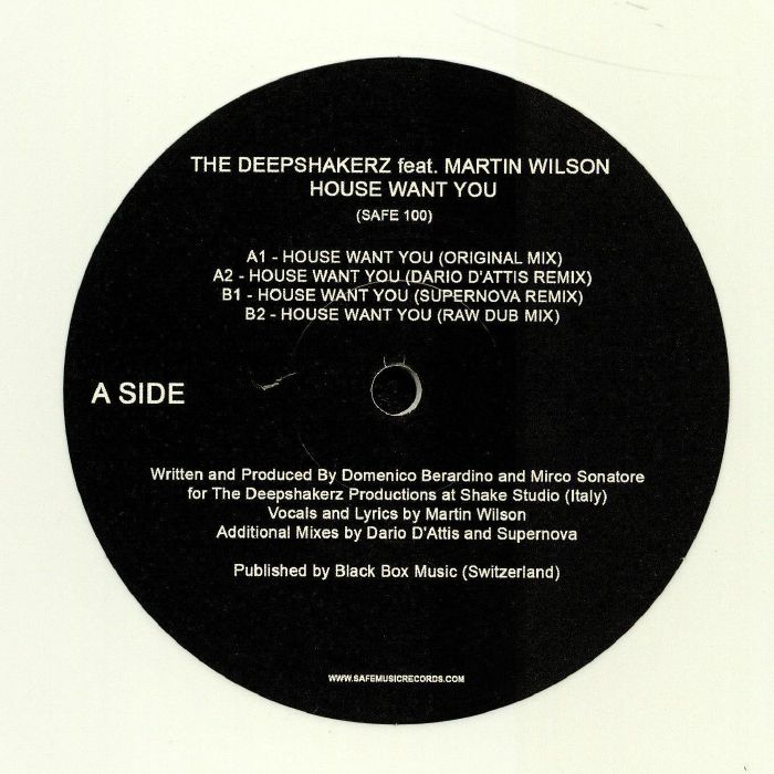 The Deepshakerz | Martin Wilson House Want You
