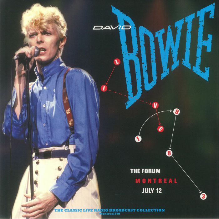 David Bowie – Live At The Forum In Montreal 12th July 1983 vinyl cover