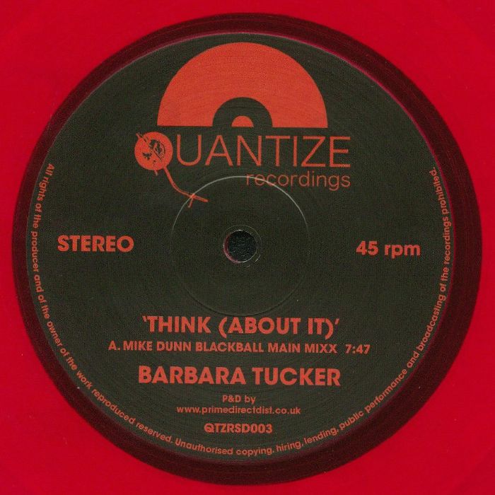 Barbara Tucker Think (About It) (Record Store Day 2018)