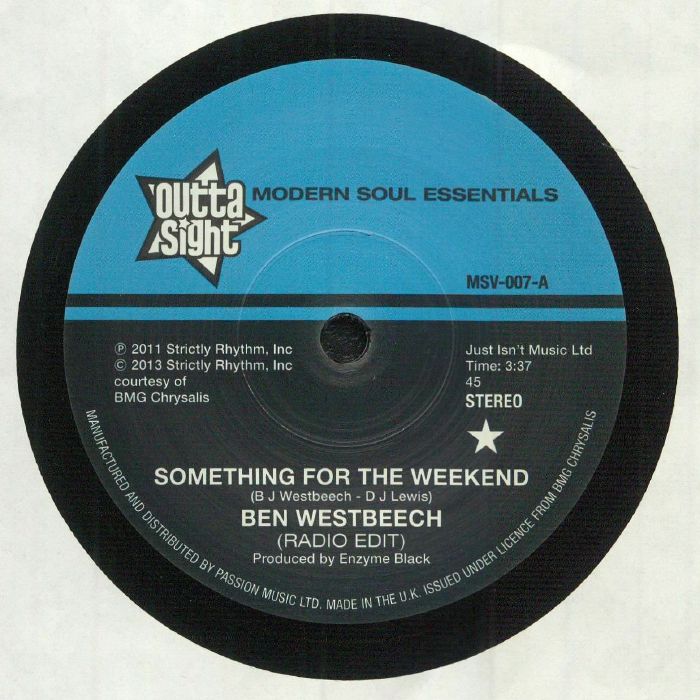 Ben Westbeech Something For The Weekend