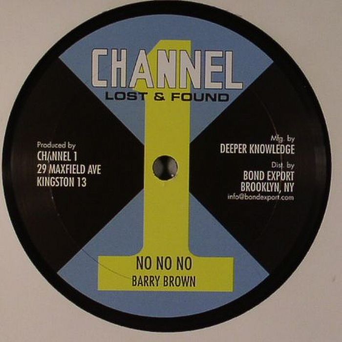 Barry Brown – No No No vinyl cover