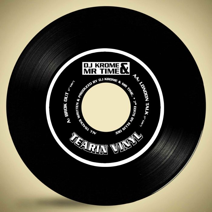 DJ Krome and Mr Time – Brok Out vinyl cover
