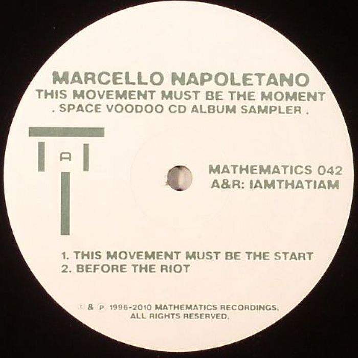 Marcello Napoletano This Movement Must Be The Moment