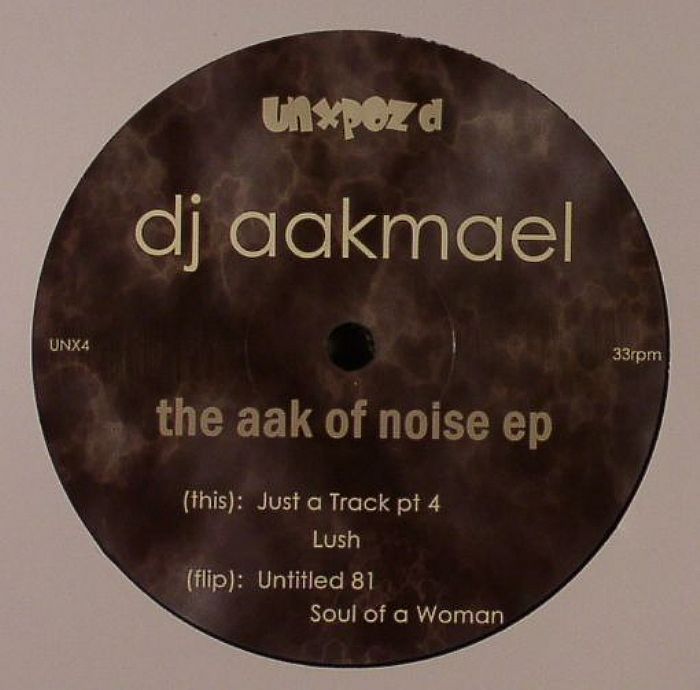 DJ Aakmael – The Aak Of Noise EP vinyl cover