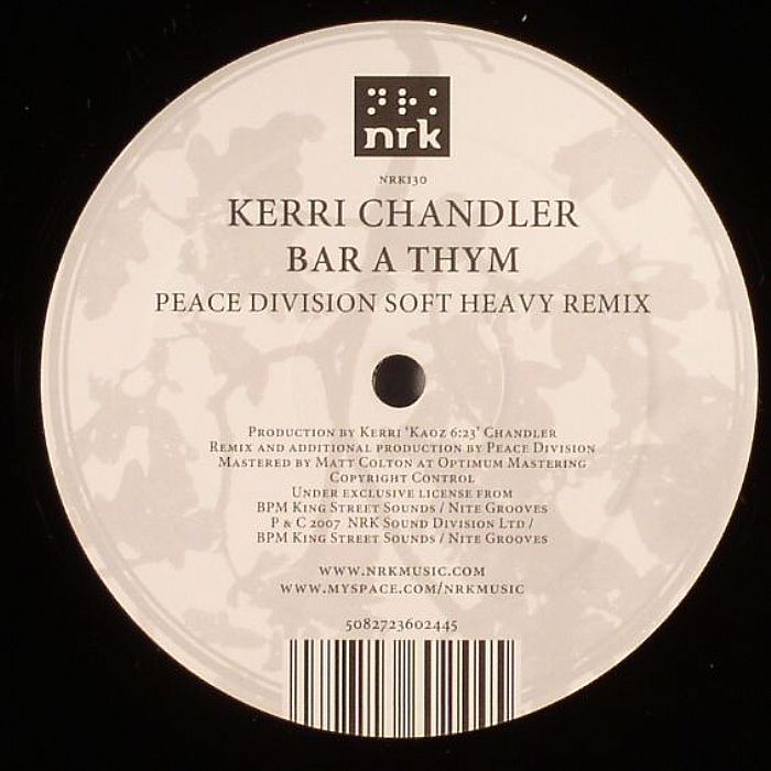 Kerri Chandler Bar A Thym (Peace Division Soft Heavy remix)