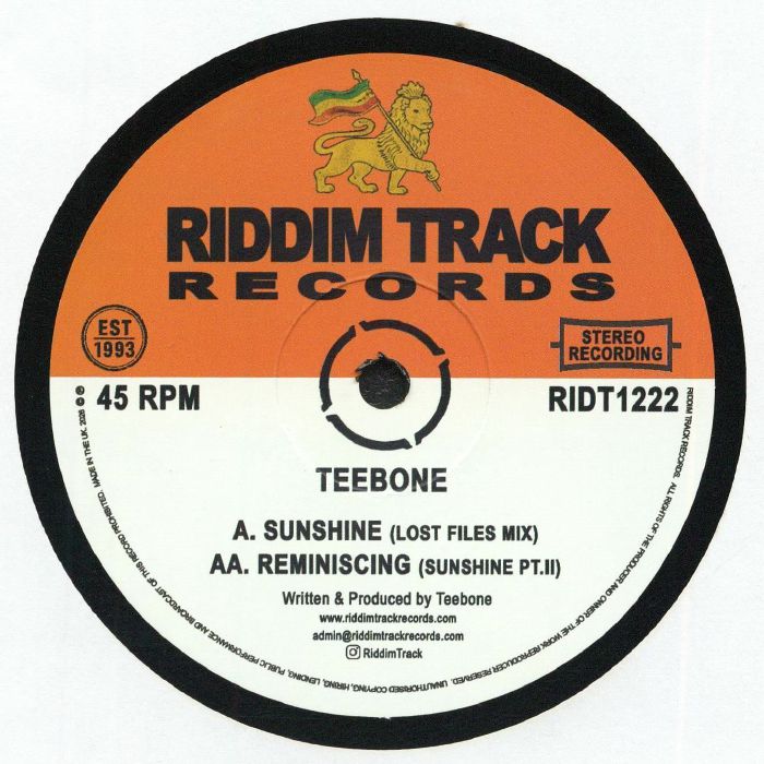 Teebone – Sunshine vinyl cover