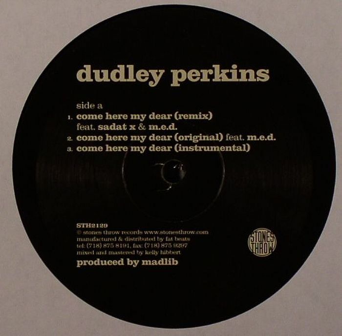 Dudley Perkins Come Here My Dear