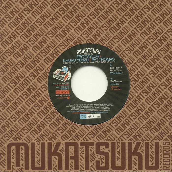 Mukatsuku | Ebo Taylor | Uhuru Yenzu | Pat Thomas Original Ghanaian Highlife and Afrobeat Classics Vol 2