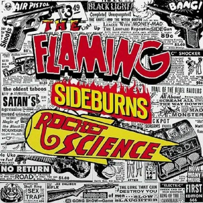 The Flaming Sideburns – Rocket Science: Original Artyfacts From The Psychedelic Era 1996 999 vinyl cover