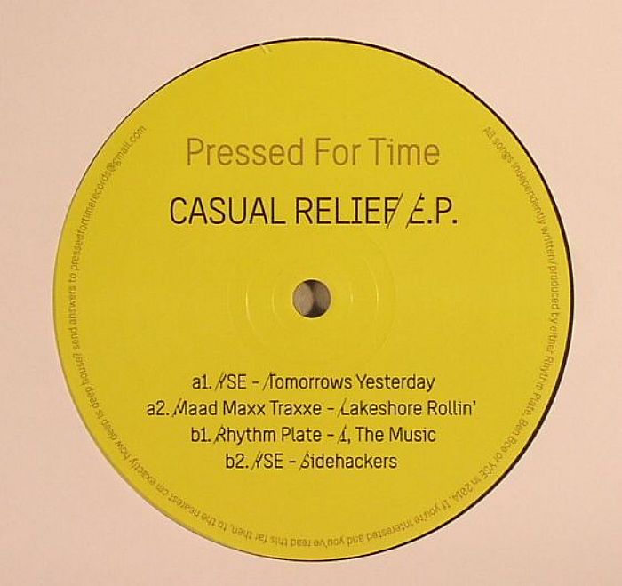 Yse | Rhythm Plate | Maad Maxx Traxxe Casual Relief EP