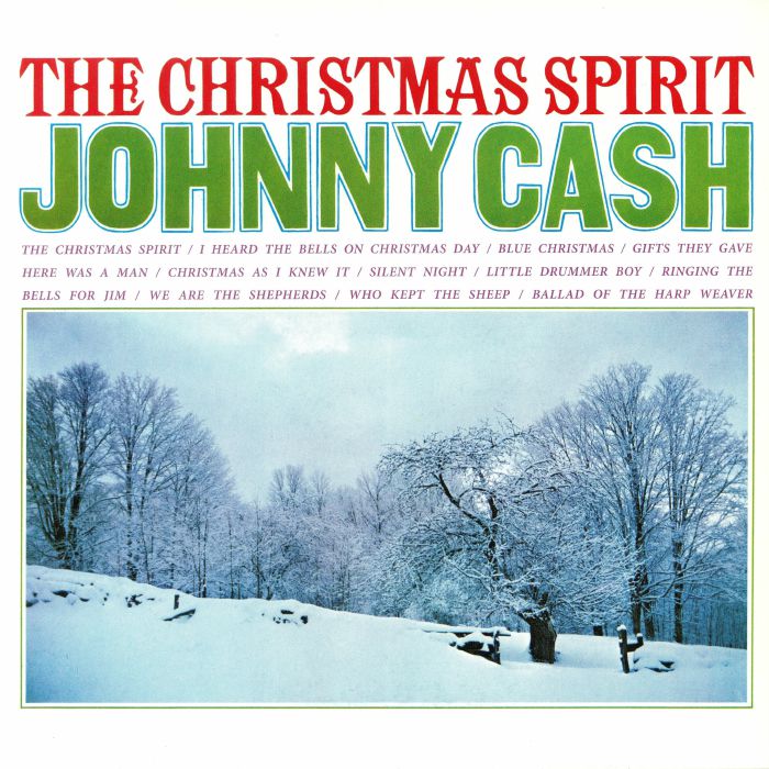 Johnny Cash – The Christmas Spirit vinyl cover