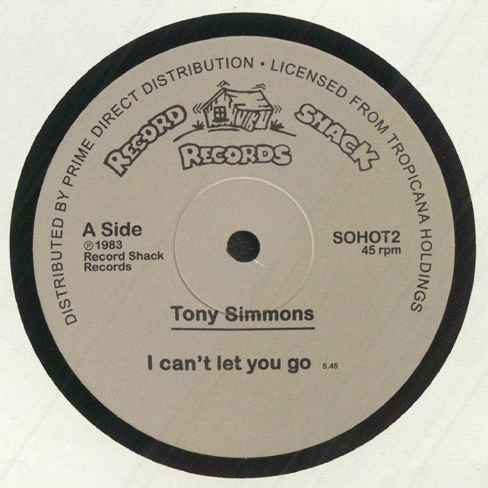 Tony Simmons | Soul Shack I Cant Let You Go