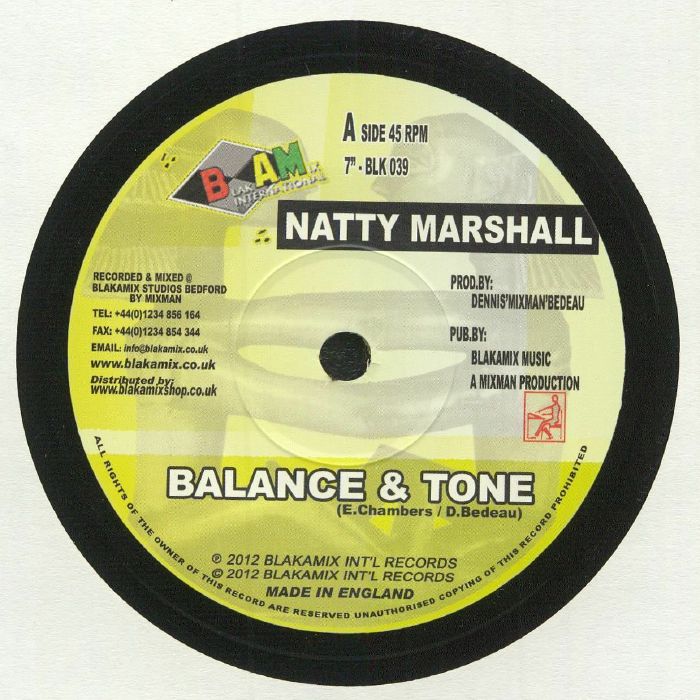 Natty Marshall | Mixman Balance and Tone
