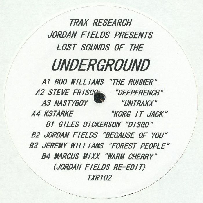 Jordan Fields Lost Sounds Of The Underground