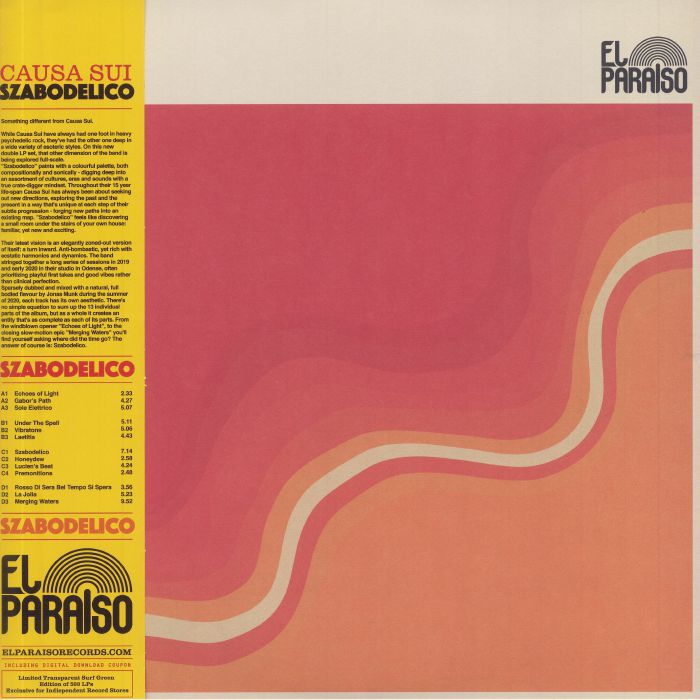 Causa Sui – Szabodelico vinyl cover