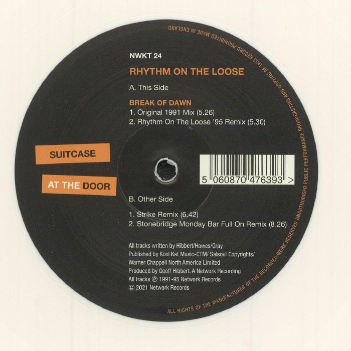 Rhythm On The Loose – Break Of Dawn vinyl cover