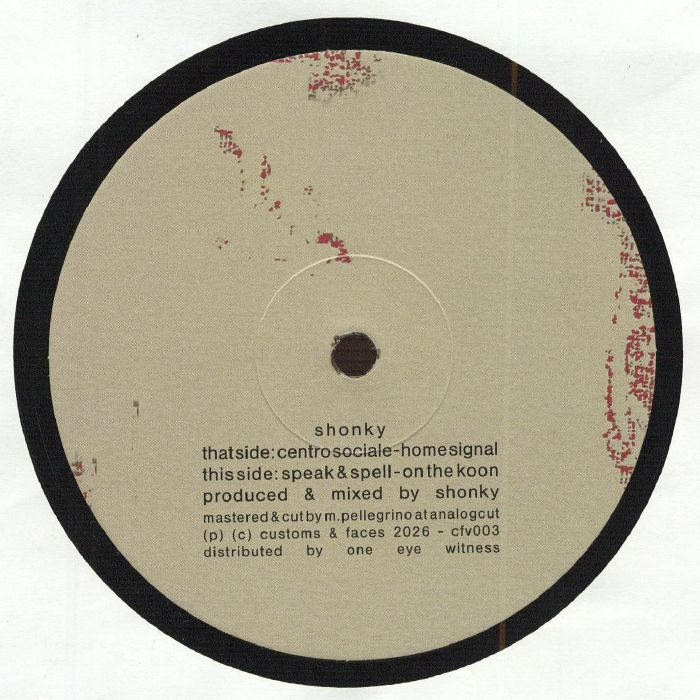 Shonky – EP vinyl cover
