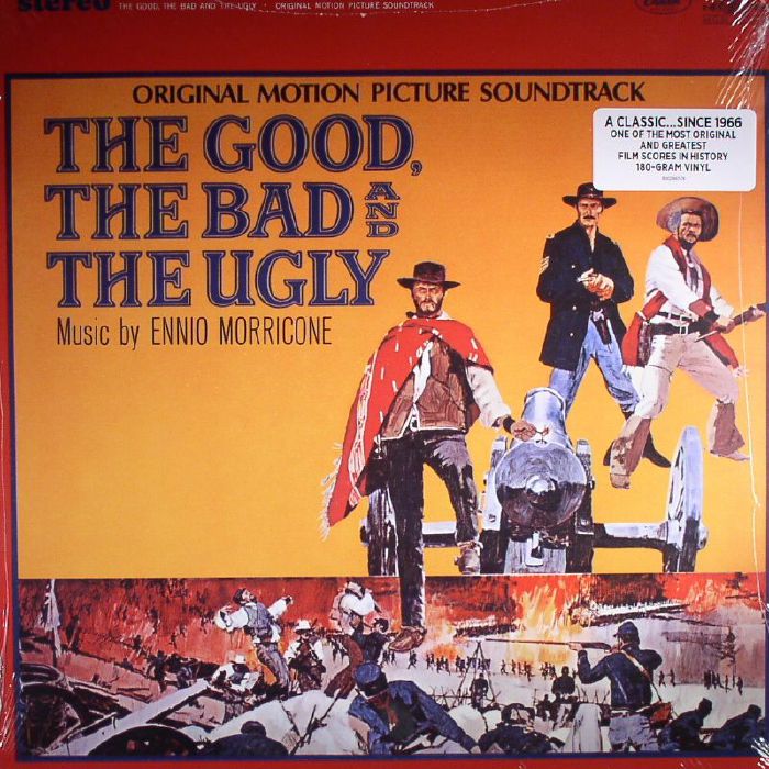 Ennio Morricone – The Good The Bad and The Ugly (Soundtrack) (reissue) vinyl cover