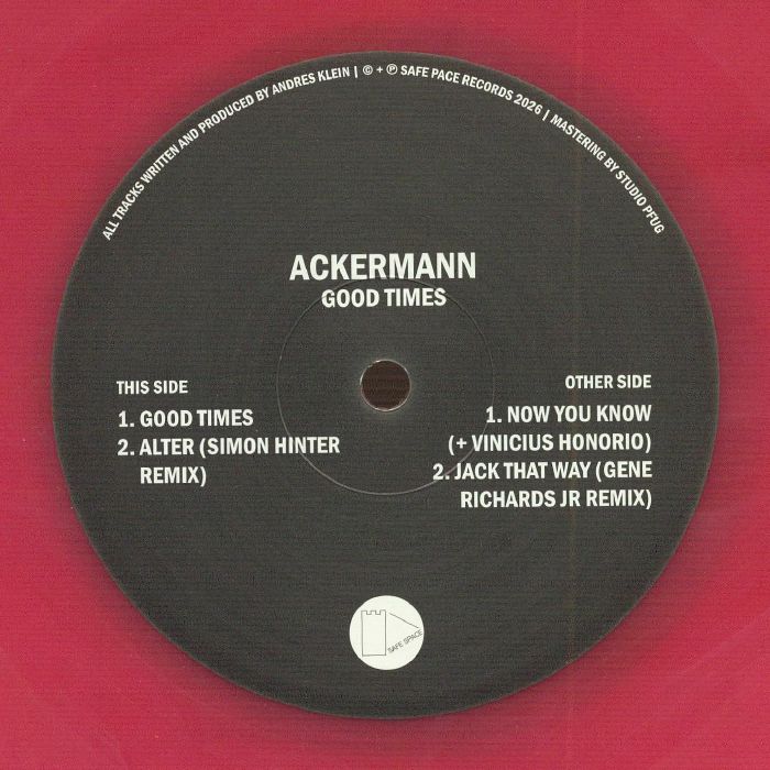 Ackermann – Good Times vinyl cover