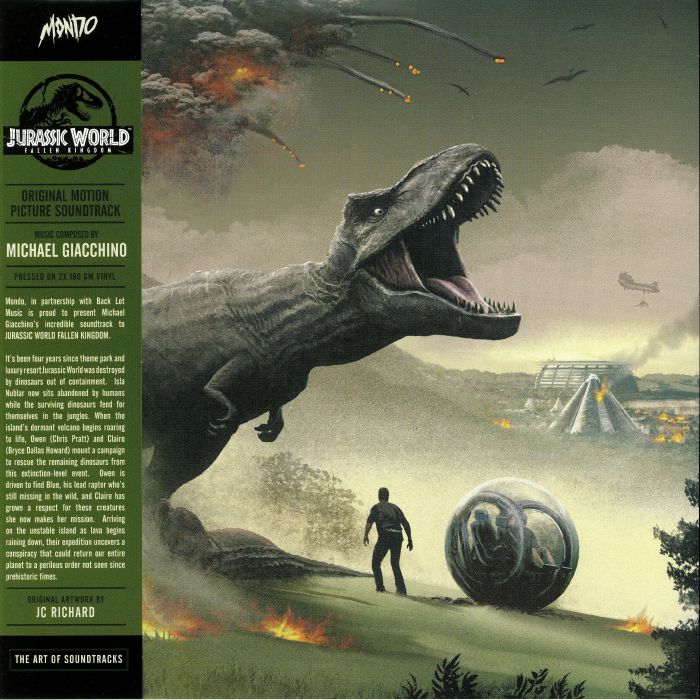 Michael Giacchino – Jurassic World: Fallen Kingdom (Soundtrack) vinyl cover