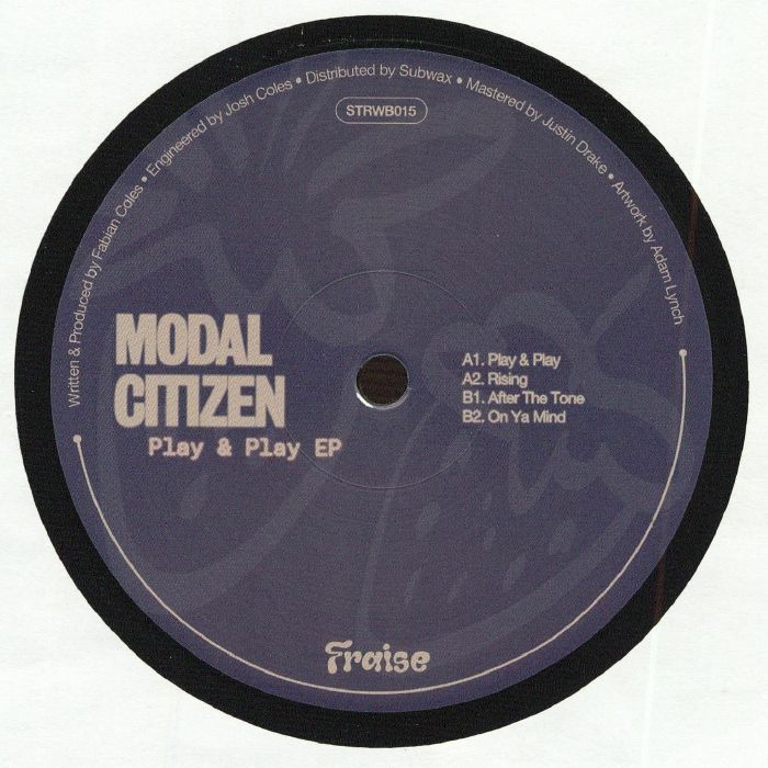 Modal Citizen – Play & Play EP vinyl cover