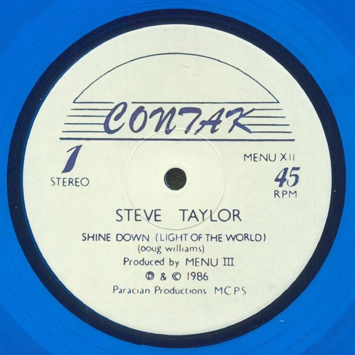 Steve Taylor – Shine Down (Light Of The World) vinyl cover