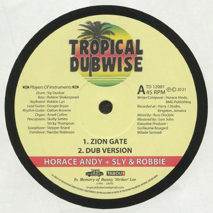 Horace Andy | Sly and Robbie Zion Gate