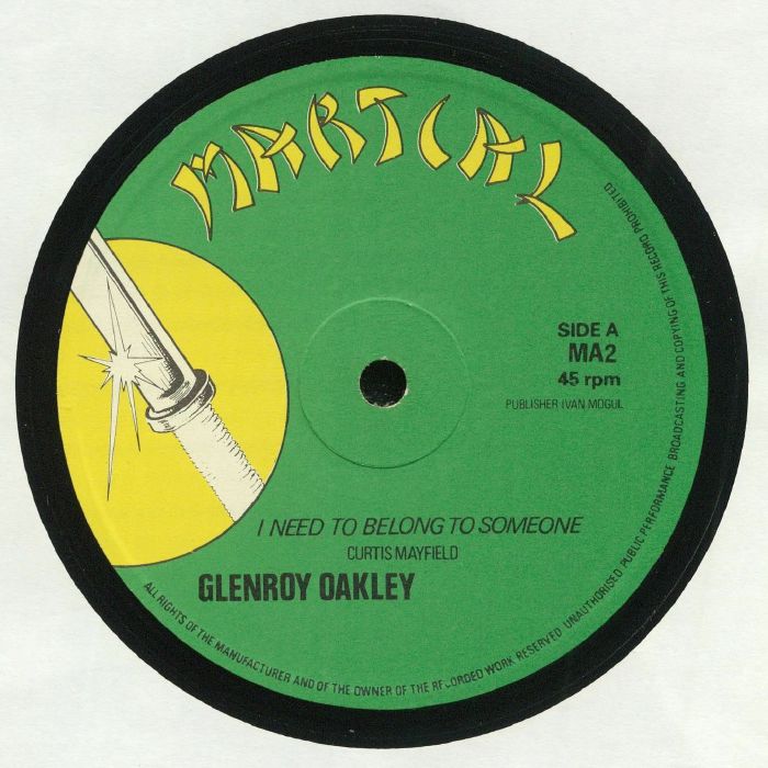Glenroy Oakley I Need To Belong To Someone (warehouse find, slight sleeve wear)