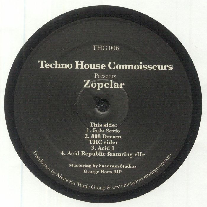 Techno House Connoisseurs Vinyl