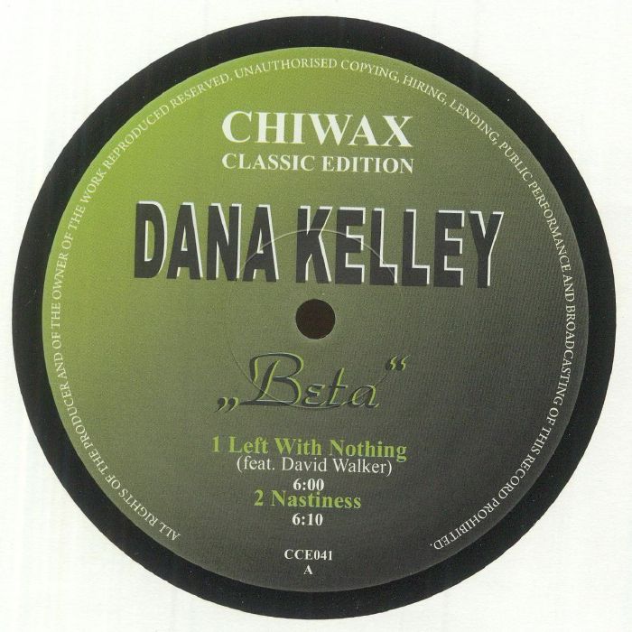 Dana Kelley – Beta vinyl cover