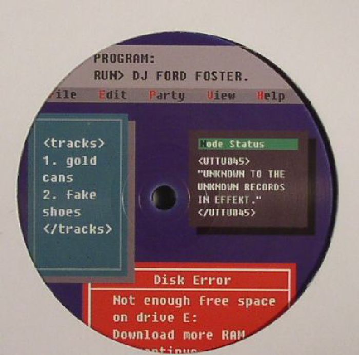 DJ Ford Foster Gold Cans EP