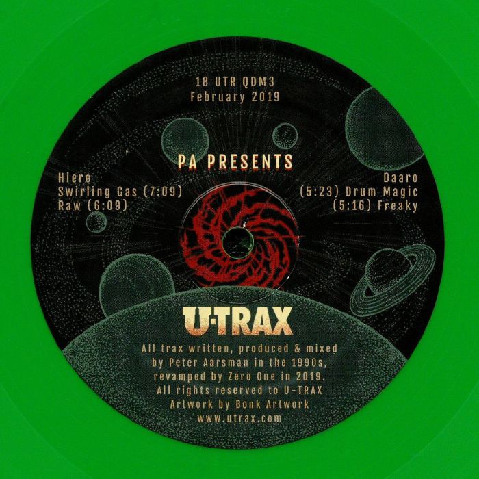 Pa Presents – Swirling Gas EP vinyl cover