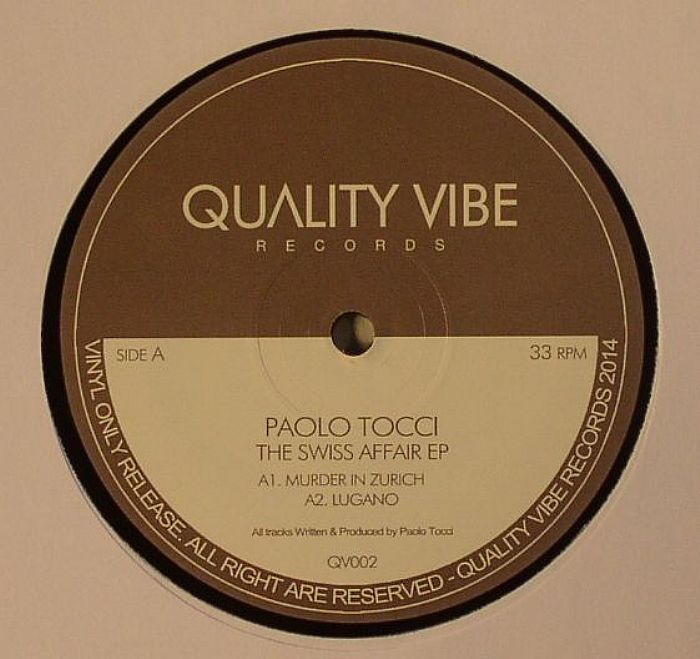 Paolo Tocci The Swiss Affair EP