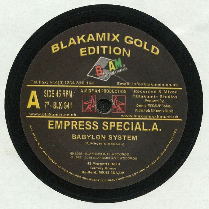 Blakamix Gold Edition Vinyl