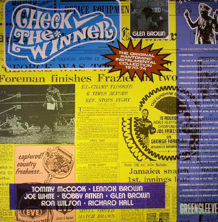 Glen Brown Check The Winner: The Original Pantomine Instrumental Collection 1970 74 (reissue)