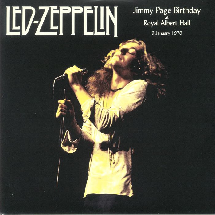 Led Zeppelin Jimmy Page Birthday At Royal Albert Hall 9 January 1970