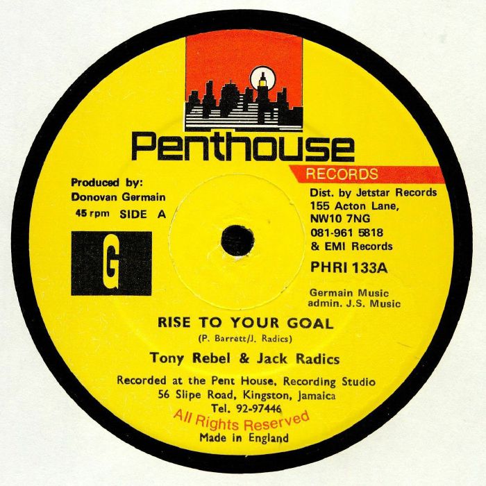 Tony Rebel & Jack Radics Vinyl