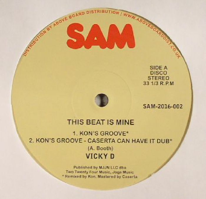 Vicky D – This Beat Is Mine vinyl cover