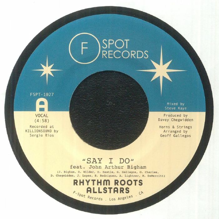 Rhythm Roots Allstars – Say I Do vinyl cover