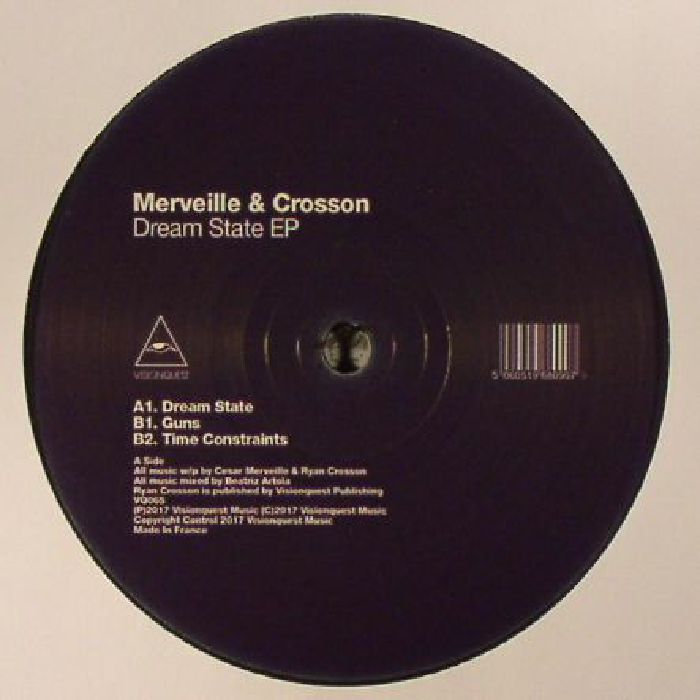 Merveille and Crosson – Dream State EP vinyl cover
