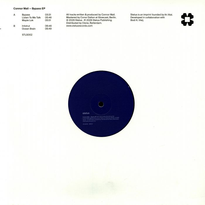 Connor Wall – Bypass EP vinyl cover