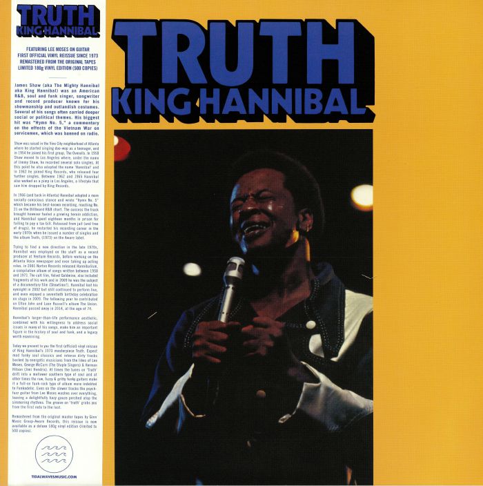King Hannibal – Truth vinyl cover