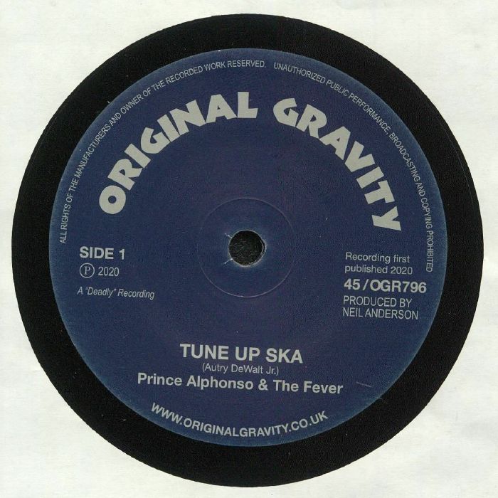 Prince Alphonso and The Fever – Tune Up Ska vinyl cover