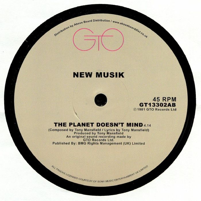 New Musik The Planet Doesnt Mind