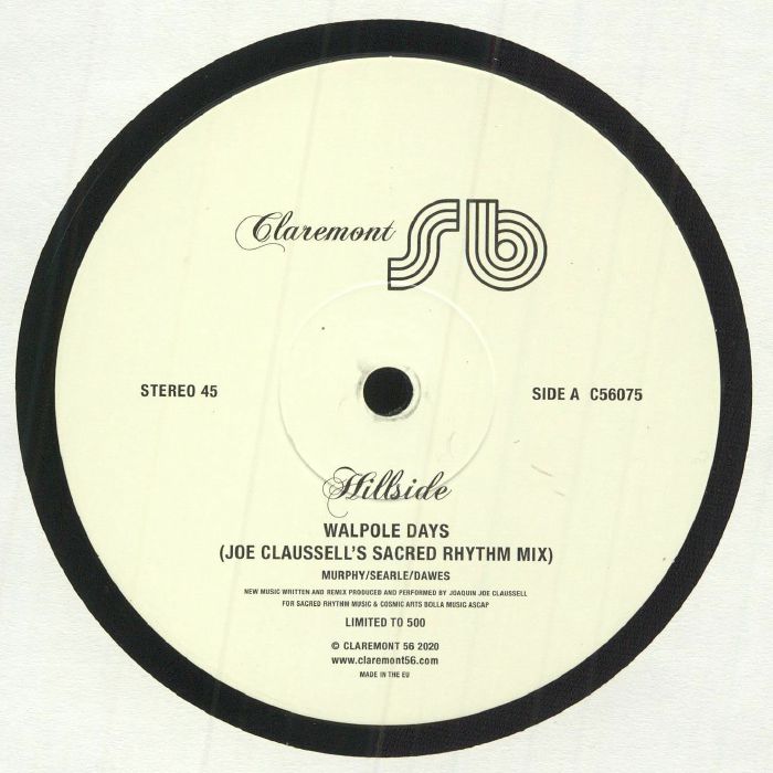 Hillside – Walpole Days vinyl cover